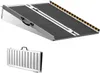 A portable wheelchair ramp shown in its extended and folded states against a white background. Produktbild-Vorschau
