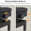 Klavierbank - Höhenverstellbare Bank mit Stauraum - Produktbild-Vorschau 3
