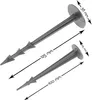 BooGardi Erdanker Kunststoff · 125mm 100 Stück · 100mm / Produktbild-Vorschau 3