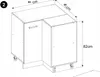ULWEHOME | Eckküche 300 cm Kaschmir, L-Küche Produktbild-Vorschau 8