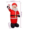vidaXL Weihnachtsmann aufblasbar 120 cm Produktbild-Vorschau 3