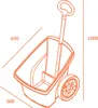 ScarMaxx Schubkarre 2 Räder Gartentrolley Gartenwagen Produktbild-Vorschau 7