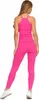 Gestreifte LEGGINS WOMEN'S Baumwolle Lange Blickdichte Produktbild-Vorschau 11