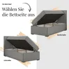 MKS MEBLE Boxspringbett 90x200 TILIANO, Einzelbett mit Produktbild-Vorschau 11