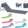 Chaise longue de plage Matelas de plage Dossier Coussin Voir les images du produit 1