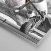 Wanduhr - Quadrat - Glasuhr - Flugzeug Retro Flugzeug - Produktbild-Vorschau 5