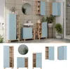 Badmöbel-Set Vicco Karen Sonoma/Blau 6 Teile, Model 52057 Produktbild-Vorschau 2