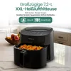 Emerio Airfryer XL AF-129622.1 - 1800W - 7,2 Litern - 40 °C Produktbild-Vorschau 3