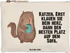 Mr. & Mrs. Panda Kosmetiktasche Katze Dose Größe M - Weiß - Produktbild-Vorschau 1
