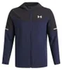 Under Armour Tech Utility geweven jas, blauw, voor jongens, Productafbeelding-voorbeeld 1