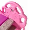 Aga4Kids Šmykľavka s držadlom 170 cm Ružová Náhľad obrázku produktu 5