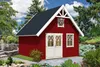 Alpholz Gartenhaus Schwedenhaus aus Holz Naturbelassen, 44 Produktbild-Vorschau 8