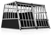 CADOCA® Hundetransportbox Aluminium Hundebox Kofferraum Produktbild-Vorschau 6