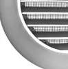 KOTARBAU® Lüftungsgitter ⌀100 mm Rund Flansch Satin Produktbild-Vorschau 6