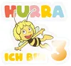 Spreadshirt Biene Maja Hurra Ich bin 3 Dritter Geburtstag Produktbild-Vorschau 1