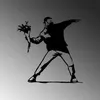 Wallity, Banksy Metal 01, Accessoire mural décoratif en Voir les images du produit 5