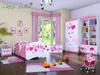 5-teiliges Set Jugendzimmer Kindermöbel "sinkende Herzen" Produktbild-Vorschau 1