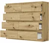 Nowoczesna KOMODA 120cm, SZAFKA, 8 SZUFLAD, R-120-S8 Podgląd zdjęcia produktu 6