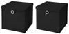 2 Stück Schwarz Faltbox 33 x 33 x 33 cm Aufbewahrungsbox Produktbild-Vorschau 1
