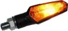 Halogen Mini-Blinker schwarz getönt universal für Motorrad Produktbild-Vorschau 2
