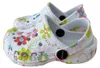 Kinder Clogs mit Blumenmuster » günstige Kinderschuhe » Produktbild-Vorschau 6