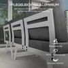 Outsunny 4tlg. Gartenmöbel-Set Balkonmöbel-Set mit Ecksofa Produktbild-Vorschau 4