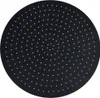 A round black shower head with many small white dots arranged in concentric circles. Náhľad obrázku produktu