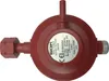 A red gas pressure regulator is shown against a white background. Produktbild-Vorschau
