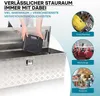 Wiltec skrzynka narzędziowa aluminiowa 124x37x38 cm Srebrna Podgląd zdjęcia produktu 4