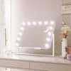 SONNI 50x47cm białe lusterko do makijażu z 3 kolorowym Podgląd zdjęcia produktu 9