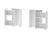 Tête de lit avec rangement pour lit 160 cm Blanc brillant Voir les images du produit 11