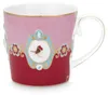 Pip Studio Henkelbecher Medallion Love Birds Rot-Pink Produktbild-Vorschau 1