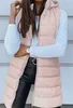 ASKSA Femme Gilet matelassé long sans manches avec capuche Voir les images du produit 2