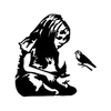Wallity, Banksy Metal 07, Dekoratives Wandaccessoire aus Produktbild-Vorschau 6
