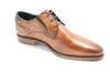 A single brown leather shoe is shown against a white background. Produktbild-Vorschau
