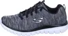 A side view of a black and gray Skechers sneaker. Anteprima dell’immagine prodotto