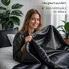 COZYOR Satin-Bettwäsche, mit verstecktem Reißverschluss, Produktbild-Vorschau 2