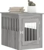 vidaXL Klec pro psy ve stylu nábytku Grey Sonoma 55x75x65 Náhled obrázku produktu 4