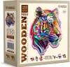 Dřevěné puzzle City Holz Barevný tygr Náhled obrázku produktu 4