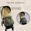 COOSY Lammfell Fußsack Fb. kaki Produktbild-Vorschau 11