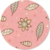 MuchoWow® Mauspad Mousepad Muster - Blumen - Blätter - Produktbild-Vorschau 1
