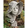 Schöne Büste Lady Rosa aus Steinguss Neu Frostfest Produktbild-Vorschau 2