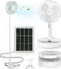 Tragbarer Standventilator Leise, 8" Akku & Solarbetriebener Produktbild-Vorschau 1