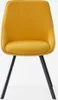 Stuhl drehbar für Esszimmer modernes Design aus Stoff Navya Produktbild-Vorschau 8