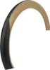 A segment of a car steering wheel cover, showing two different colored sections and stitching. Anteprima dell’immagine prodotto