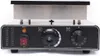 A close-up front view of a waffle maker with controls and temperature settings. Produktbild-Vorschau
