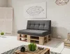 Lermowood Kissen „Verona“ für Palettenmöbel 60x40 Anthrazit Produktbild-Vorschau 4