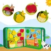 Montessori Manipulative Board Livre en feutre Jouets Voir les images du produit 6