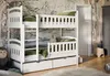 Hochbett 90x200 cm Etagenbett mit zwei Schubladen, Produktbild-Vorschau 1