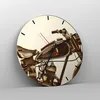 Wanduhr - Rund - Glasuhr - motor retro - 40x40cm - Produktbild-Vorschau 4